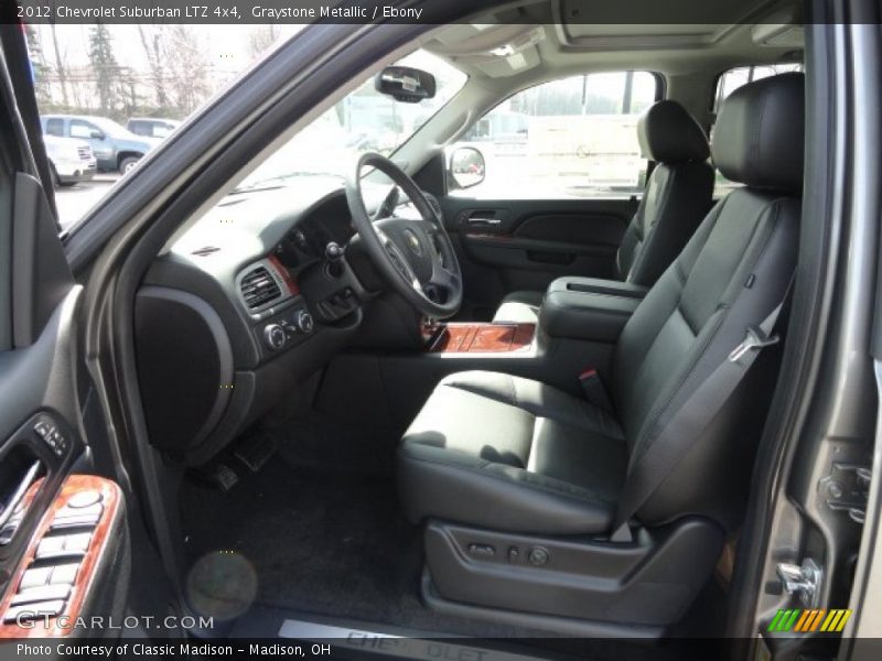 Graystone Metallic / Ebony 2012 Chevrolet Suburban LTZ 4x4