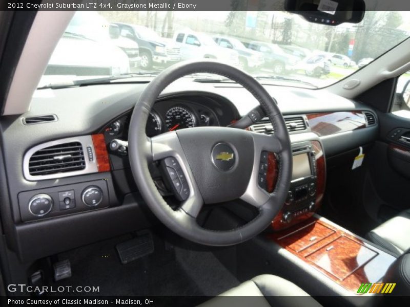 Graystone Metallic / Ebony 2012 Chevrolet Suburban LTZ 4x4