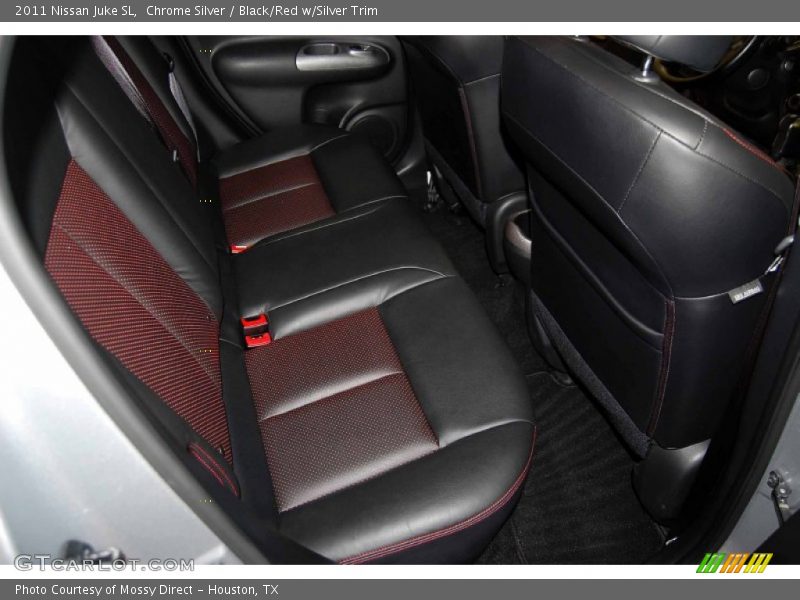 Chrome Silver / Black/Red w/Silver Trim 2011 Nissan Juke SL