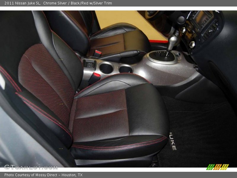 Chrome Silver / Black/Red w/Silver Trim 2011 Nissan Juke SL