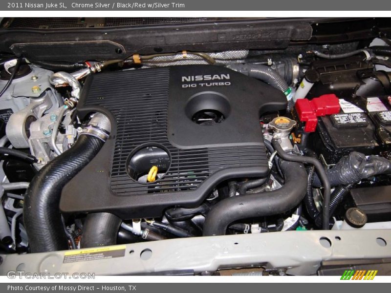 Chrome Silver / Black/Red w/Silver Trim 2011 Nissan Juke SL