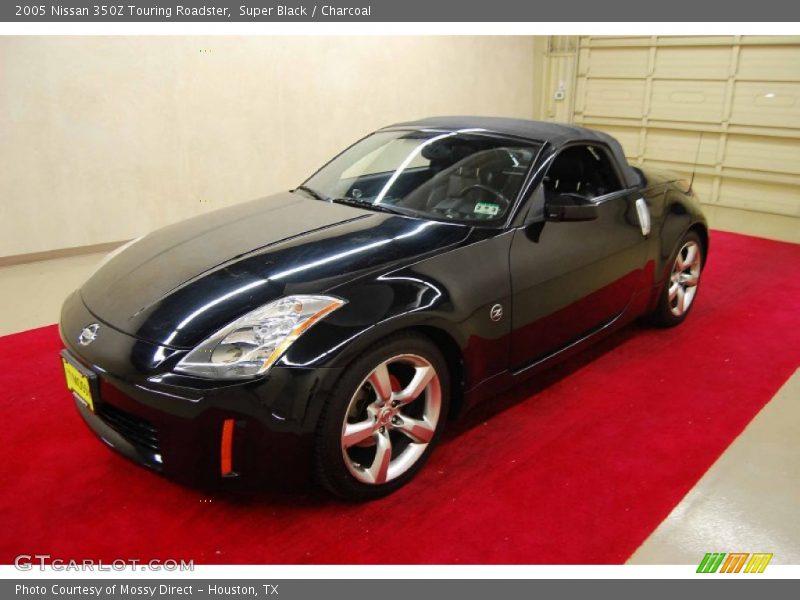 Super Black / Charcoal 2005 Nissan 350Z Touring Roadster