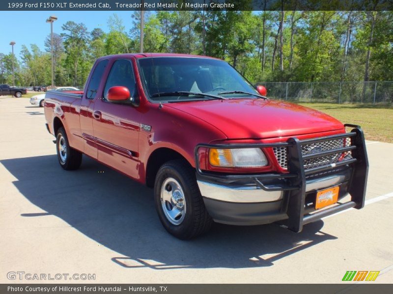 Toreador Red Metallic / Medium Graphite 1999 Ford F150 XLT Extended Cab