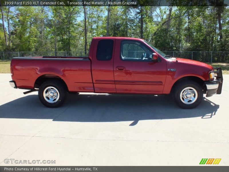 Toreador Red Metallic / Medium Graphite 1999 Ford F150 XLT Extended Cab