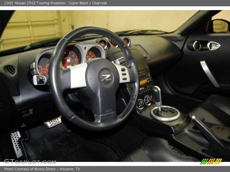 Super Black / Charcoal 2005 Nissan 350Z Touring Roadster
