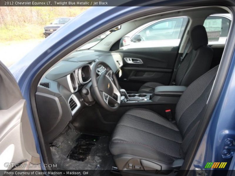 Twilight Blue Metallic / Jet Black 2012 Chevrolet Equinox LT
