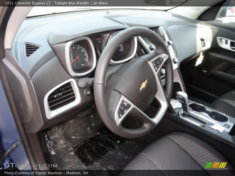 Twilight Blue Metallic / Jet Black 2012 Chevrolet Equinox LT