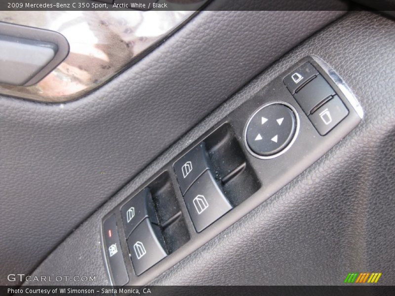 Arctic White / Black 2009 Mercedes-Benz C 350 Sport