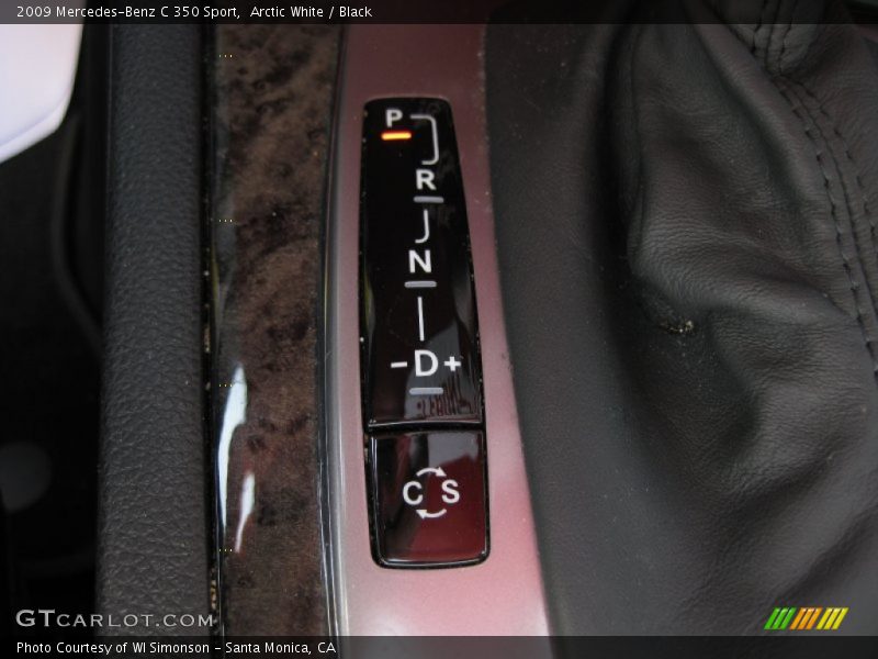 Arctic White / Black 2009 Mercedes-Benz C 350 Sport