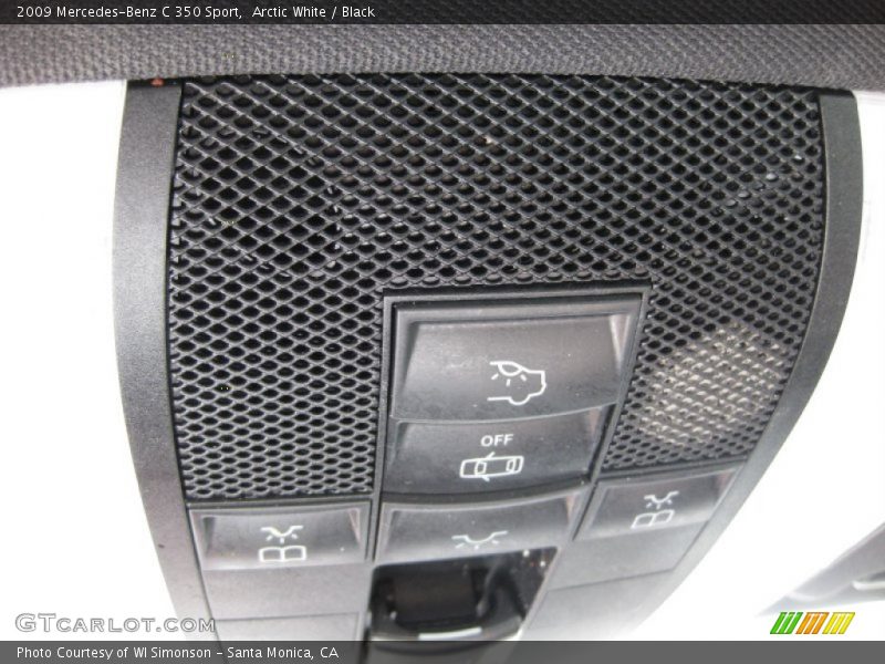 Arctic White / Black 2009 Mercedes-Benz C 350 Sport