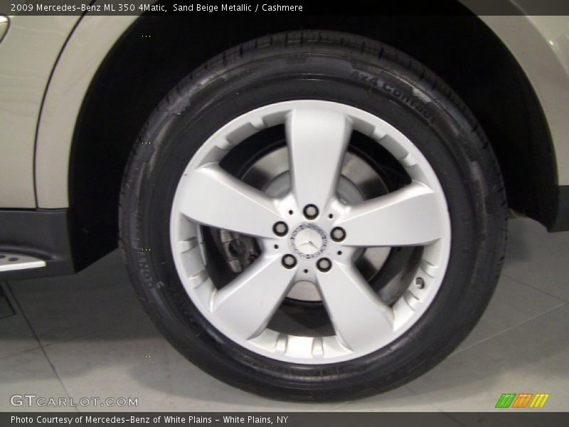 Sand Beige Metallic / Cashmere 2009 Mercedes-Benz ML 350 4Matic