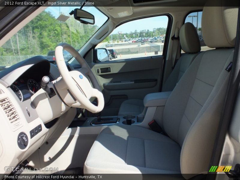 Ingot Silver Metallic / Stone 2012 Ford Escape XLT