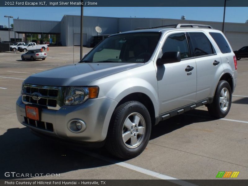 Ingot Silver Metallic / Stone 2012 Ford Escape XLT
