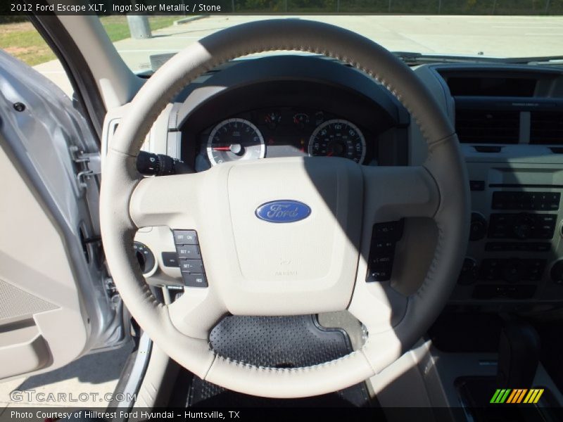 Ingot Silver Metallic / Stone 2012 Ford Escape XLT