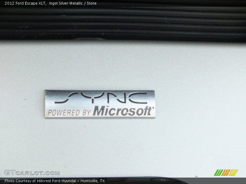 Ingot Silver Metallic / Stone 2012 Ford Escape XLT