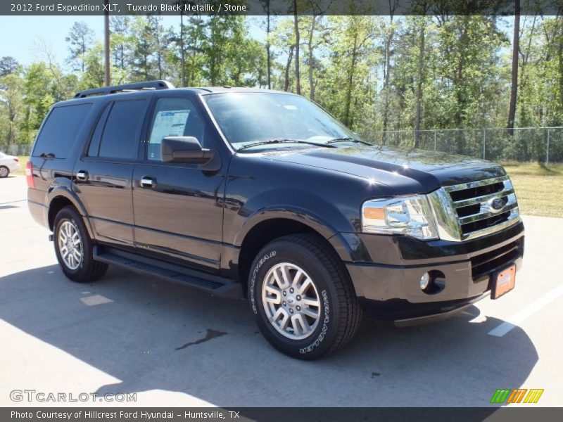 Tuxedo Black Metallic / Stone 2012 Ford Expedition XLT