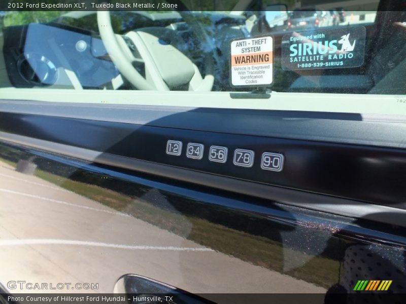 Tuxedo Black Metallic / Stone 2012 Ford Expedition XLT