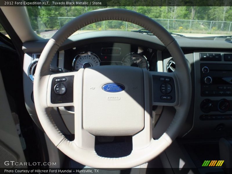 Tuxedo Black Metallic / Stone 2012 Ford Expedition XLT
