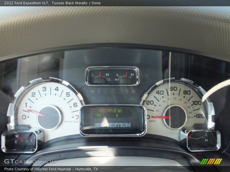 Tuxedo Black Metallic / Stone 2012 Ford Expedition XLT