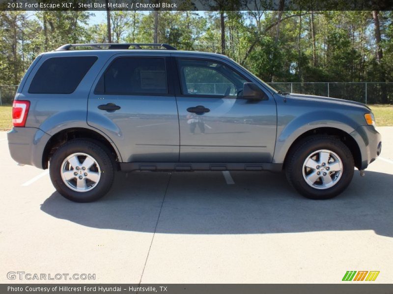 Steel Blue Metallic / Charcoal Black 2012 Ford Escape XLT