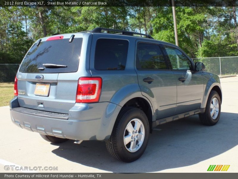 Steel Blue Metallic / Charcoal Black 2012 Ford Escape XLT