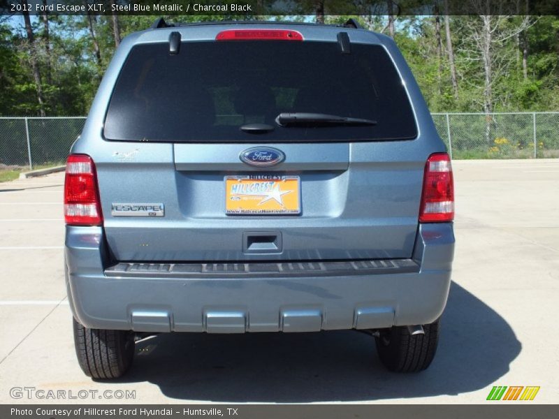 Steel Blue Metallic / Charcoal Black 2012 Ford Escape XLT