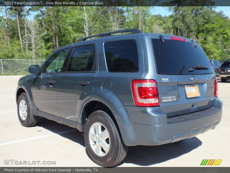 Steel Blue Metallic / Charcoal Black 2012 Ford Escape XLT