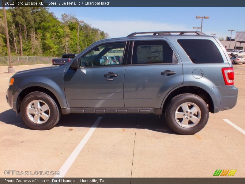 Steel Blue Metallic / Charcoal Black 2012 Ford Escape XLT
