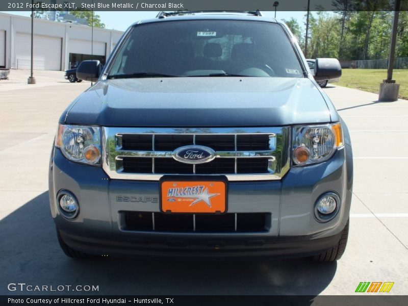 Steel Blue Metallic / Charcoal Black 2012 Ford Escape XLT