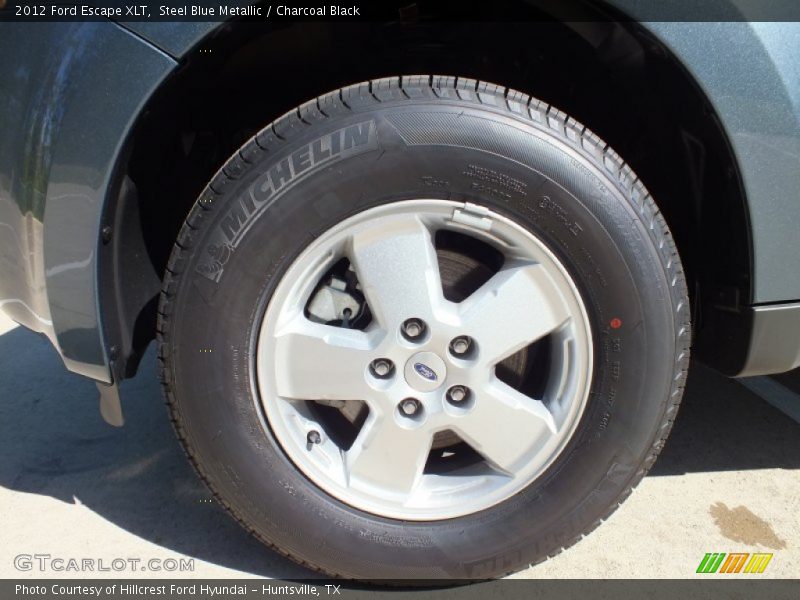 Steel Blue Metallic / Charcoal Black 2012 Ford Escape XLT