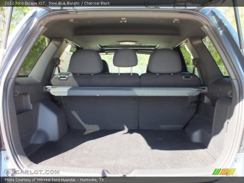 Steel Blue Metallic / Charcoal Black 2012 Ford Escape XLT