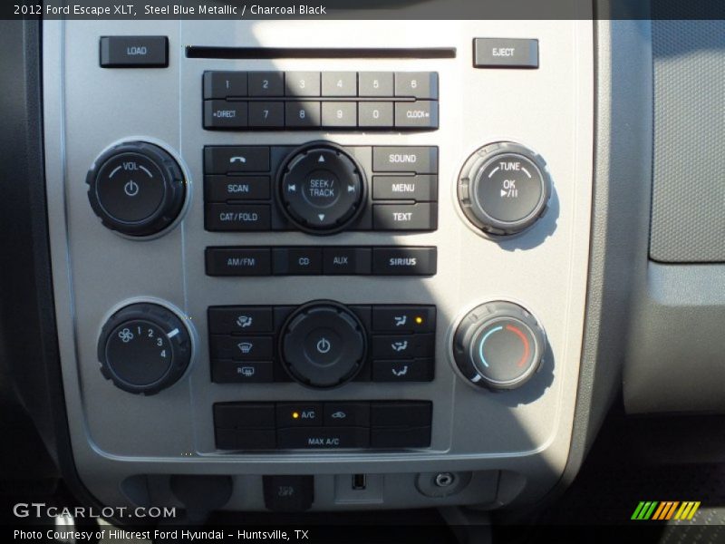 Steel Blue Metallic / Charcoal Black 2012 Ford Escape XLT
