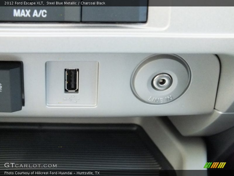 Steel Blue Metallic / Charcoal Black 2012 Ford Escape XLT