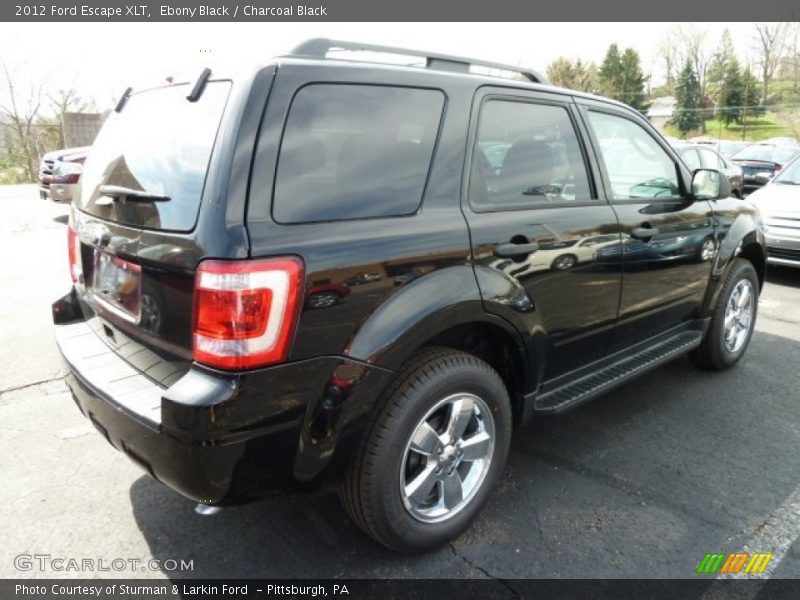 Ebony Black / Charcoal Black 2012 Ford Escape XLT