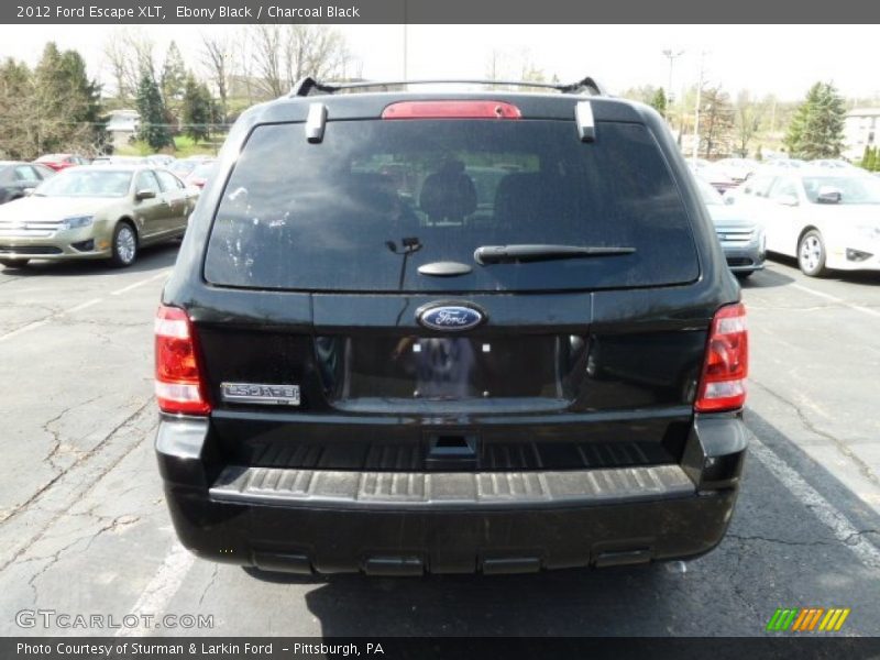 Ebony Black / Charcoal Black 2012 Ford Escape XLT