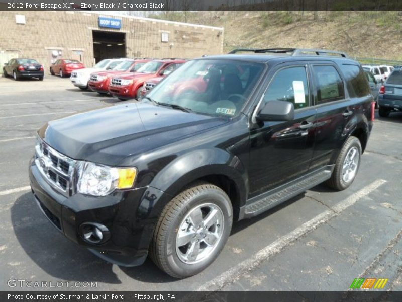 Ebony Black / Charcoal Black 2012 Ford Escape XLT