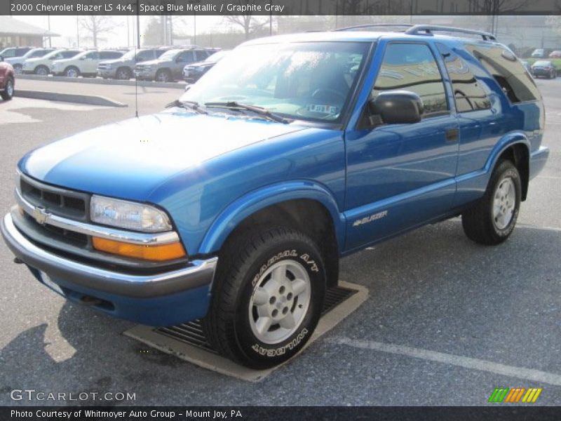 Space Blue Metallic / Graphite Gray 2000 Chevrolet Blazer LS 4x4