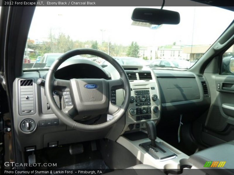Ebony Black / Charcoal Black 2012 Ford Escape XLT