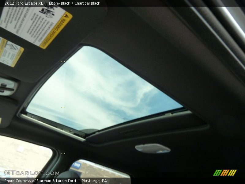 Ebony Black / Charcoal Black 2012 Ford Escape XLT