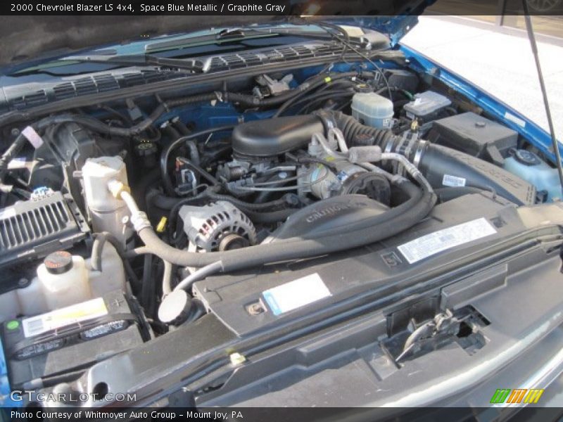 Space Blue Metallic / Graphite Gray 2000 Chevrolet Blazer LS 4x4