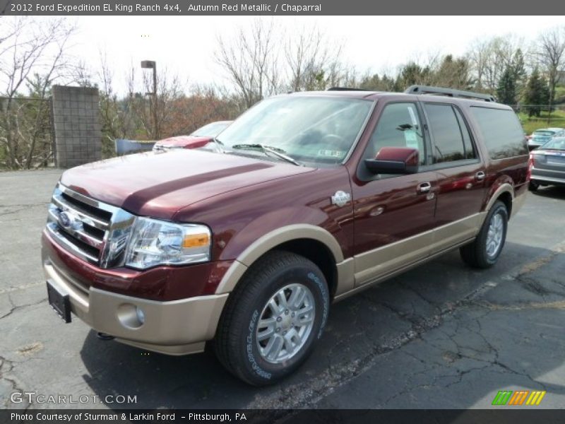 Autumn Red Metallic / Chaparral 2012 Ford Expedition EL King Ranch 4x4