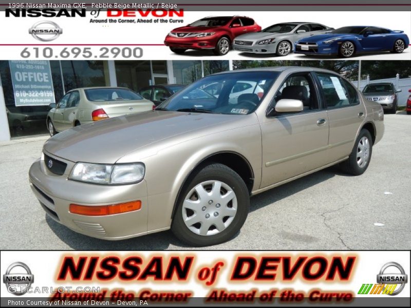 Pebble Beige Metallic / Beige 1996 Nissan Maxima GXE