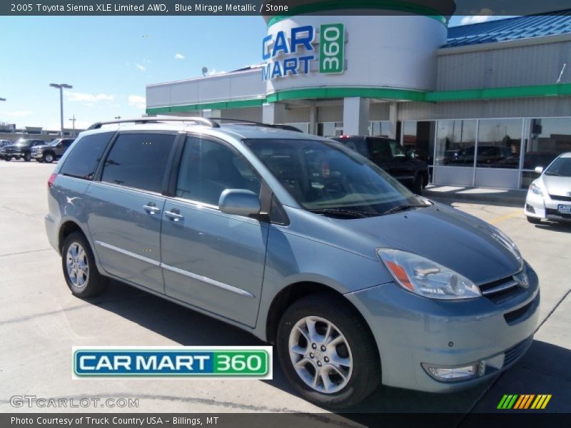 Blue Mirage Metallic / Stone 2005 Toyota Sienna XLE Limited AWD