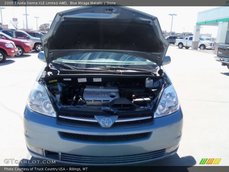 Blue Mirage Metallic / Stone 2005 Toyota Sienna XLE Limited AWD