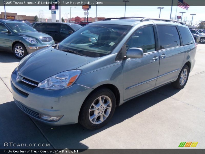 Blue Mirage Metallic / Stone 2005 Toyota Sienna XLE Limited AWD