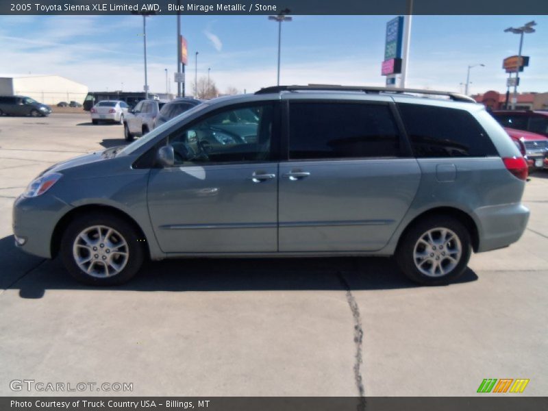 Blue Mirage Metallic / Stone 2005 Toyota Sienna XLE Limited AWD