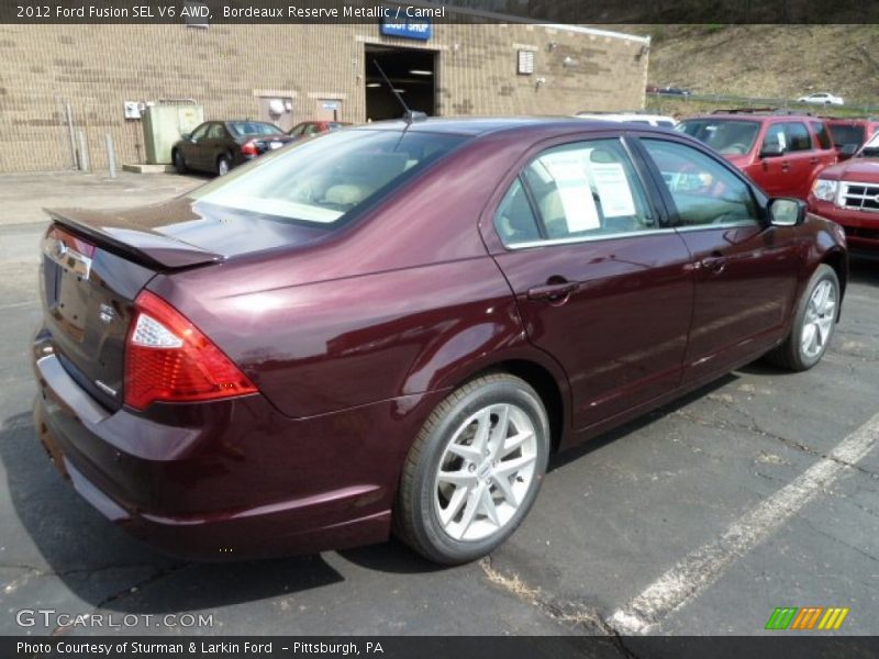  2012 Fusion SEL V6 AWD Bordeaux Reserve Metallic