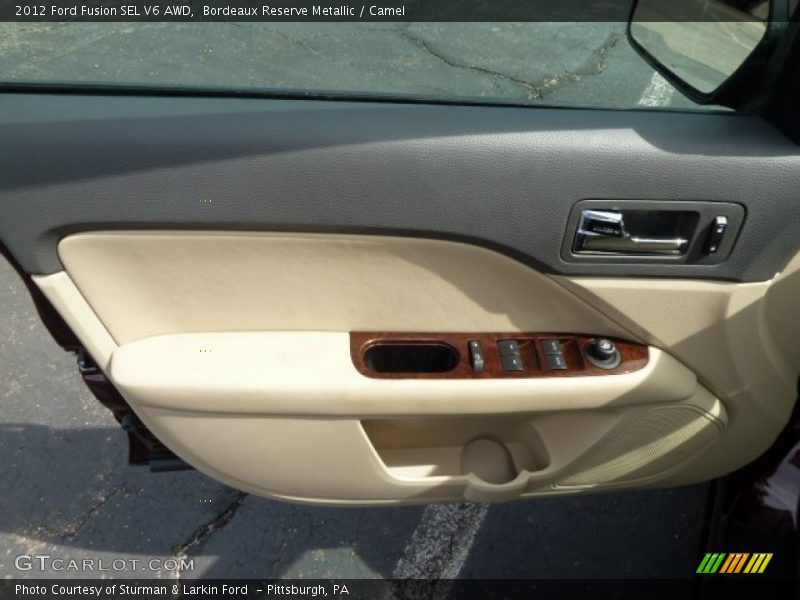 Bordeaux Reserve Metallic / Camel 2012 Ford Fusion SEL V6 AWD
