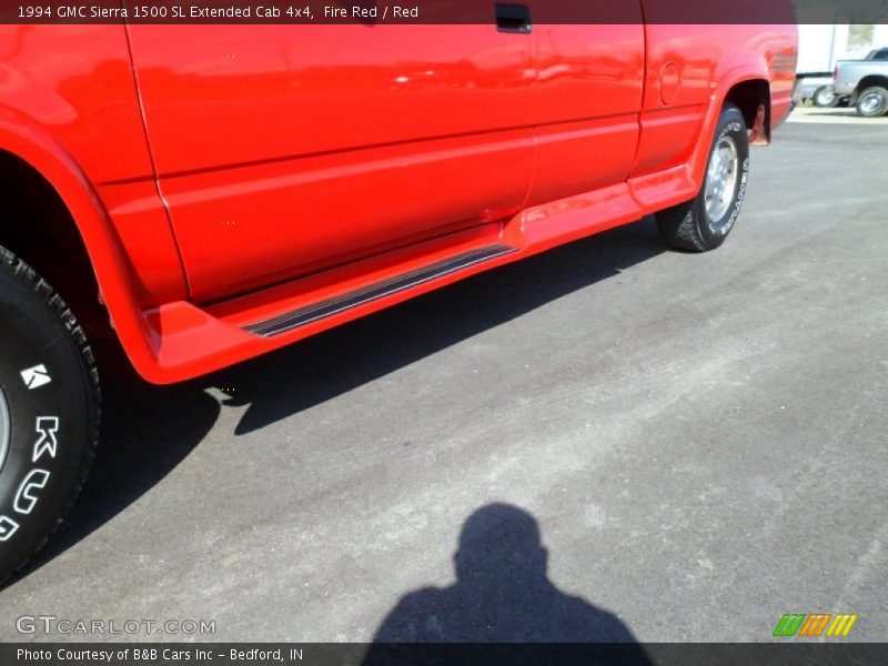 Fire Red / Red 1994 GMC Sierra 1500 SL Extended Cab 4x4