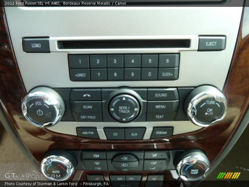Controls of 2012 Fusion SEL V6 AWD